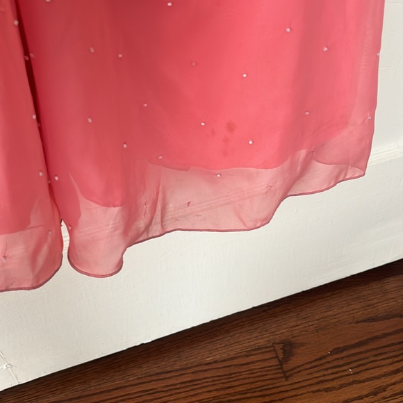 Vintage 2003 Peach Prom Dress size 8 - Picture 2 of 4